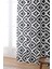 Beyaz Siyah Geometrik Modern Dijital Baskılı Perde Otyk556-Pr 2