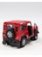 Land Rover Çek Bırak Metal Oyuncak Araba 10 cm Kırmızı 2