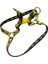 Köpek göğüs tasması küçük ırk kolon siyah sarı göğüs ölçüsü:35-55cm ayarlamalı dog harness GT3-11 4