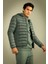 Slim Fit Kapüşonlu Su İtici Isı Yalıtımlı Şişme Mont N4661AZ22AU 1