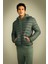 Slim Fit Kapüşonlu Su İtici Isı Yalıtımlı Şişme Mont N4661AZ22AU 2