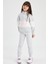 Kız Çocuk Gri Jogger Standart Fit Okul Eşofman Altı Y1078A622AU 2