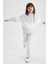 Kız Çocuk Gri Jogger Standart Fit Okul Eşofman Altı Y1078A622AU 3