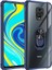 Xiaomi Redmi Note 9s Kılıf Arkası Şeffaf Köşeleri Renkli Tank Kılıf 1