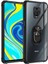 Xiaomi Redmi Note 9s Kılıf Arkası Şeffaf Köşeleri Renkli Tank Kılıf 1