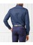 Printed Easy Iron Slim Shirt Df Blue Erkek Gömlek 3