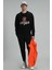 Derek Erkek Sweatshirt Siyah 2