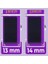 Professional 2li Ipek Kirpik Set 0.05 C Kıvrım 13-14MM 1