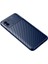 Samsung Galaxy A03 Kılıf Negro Karbon Kamera Korumalı Silikon Lüx+Nano Lacivert 2