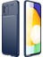 Samsung Galaxy A03 Kılıf Negro Karbon Kamera Korumalı Silikon Lüx Lacivert 1