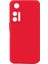 Casestreet Tcl 30 Plus Kılıf Renkli Lüx Korumalı Premier Mat Silikon Kırmızı 1