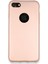 Apple iPhone 7 Kılıf Premium Rubber Silikon - Rose Gold 1