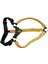Köpek göğüs tasması paracort örgü yeşil turuncu siyah orta ırk göğüs ölçüsü:45-70cm ayarlamalı dog harness GT5-6 5