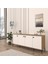 Eylül Modern Konsol 180 cm Sepet-Beyaz 3