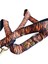 Köpek gezdirme tasması orta ırk destekli kolon kaplan desen genişlik:2,5cm uzunluk:120cm dog leash B4-1 5
