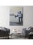 Banksy Graffiti Yapan Robot Kanvas Tablo 1