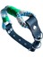 Köpek boyun tasması hakiki deri siyah halat kalınlık:10mm boyun ölçüsü:S.27-35cm ayarlamalı dog collar T5-4S 1