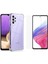 Samsung Galaxy A53 5g ile Uyumlu Şeffaf Köşeleri Korumalı Kılıf ve Temperli Cam Ekran Koruyucu 1