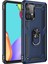 Samsung Galaxy A52 Kılıf Sofya Yüzüklü Silikon Kapak - Lacivert 300099 1