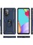 Samsung Galaxy A52 Kılıf Sofya Yüzüklü Silikon Kapak - Lacivert 300099 3