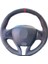 Renault Clio 4 Kırmızı Şerit Kırmızı Dikişli Spor Direksiyon Kılıfı Kapaklı 1