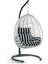 Class Beyaz Rattan Salıncak Zebra Oturum 1