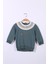 Kız Çocuk Yaka Detaylı Nakışlı Sweatshirt (2-7yaş) 1