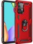 Samsung Galaxy A52 Kılıf Sofya Yüzüklü Silikon Kapak - Kırmızı 300099 1