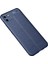 Realme C11 2021 Kılıf Focus Derili Silikon - Lacivert 300099 2
