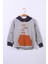 Erkek Çocuk Kapüşonlu Gri Sweatshirt (6-12YAŞ) 1