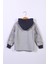 Erkek Çocuk Kapüşonlu Gri Sweatshirt (6-12YAŞ) 2