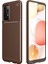 Samsung Galaxy A52 Kılıf Focus Karbon Silikon - Kahverengi 300099 1