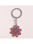 Çiçek Tasarımlı Metal ANAHTARLIK-PEMBE-ANAH286 1