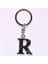 Metalik Krom ve Harf Anahtarlık-(R HARFİ)ANAH47 1