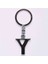 Metalik Krom ve Harf Anahtarlık-(Y HARFİ)ANAH53 1
