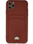 Iphone 11 Pro Max Kılıf Kelvin Kartvizitli Silikon - Bordo 1