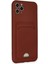 Iphone 11 Pro Max Kılıf Kelvin Kartvizitli Silikon - Bordo 2