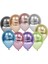 Happy Bırthday Baskılı Karışık Krom Balon 10 Lu 1