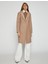 3Wak00072Ew Bej 050 Kadın Polyester Outerwear Kaban 3
