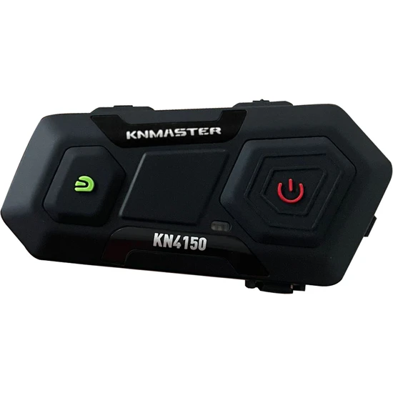 Knmaster KN4150 Motosiklet Kask İnterkom Bluetooth Intercom Kulaklık Seti Siyah
