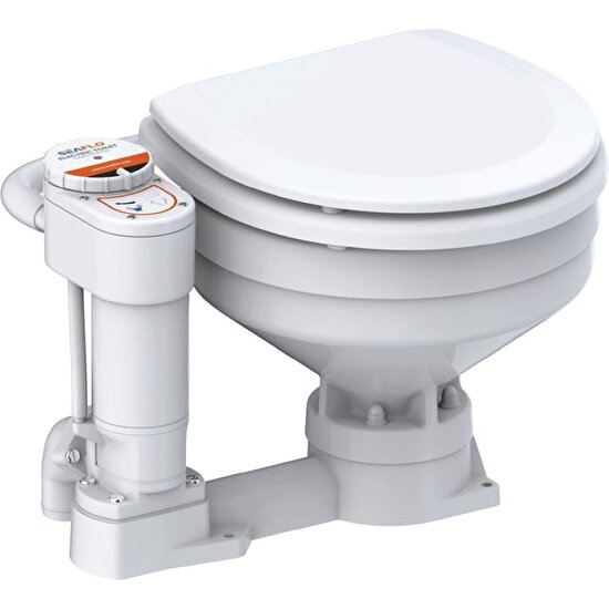 Seaflo Elektrikli Tuvalet Yandan Motorlu Büyük Taş