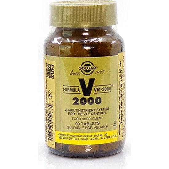 Solgar VM-2000 Multivitamin Mineral 90 Tablet -VA731 Fiyatı