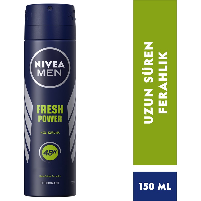 Nivea Men Erkek Sprey Deodorant Fresh Power 150ml