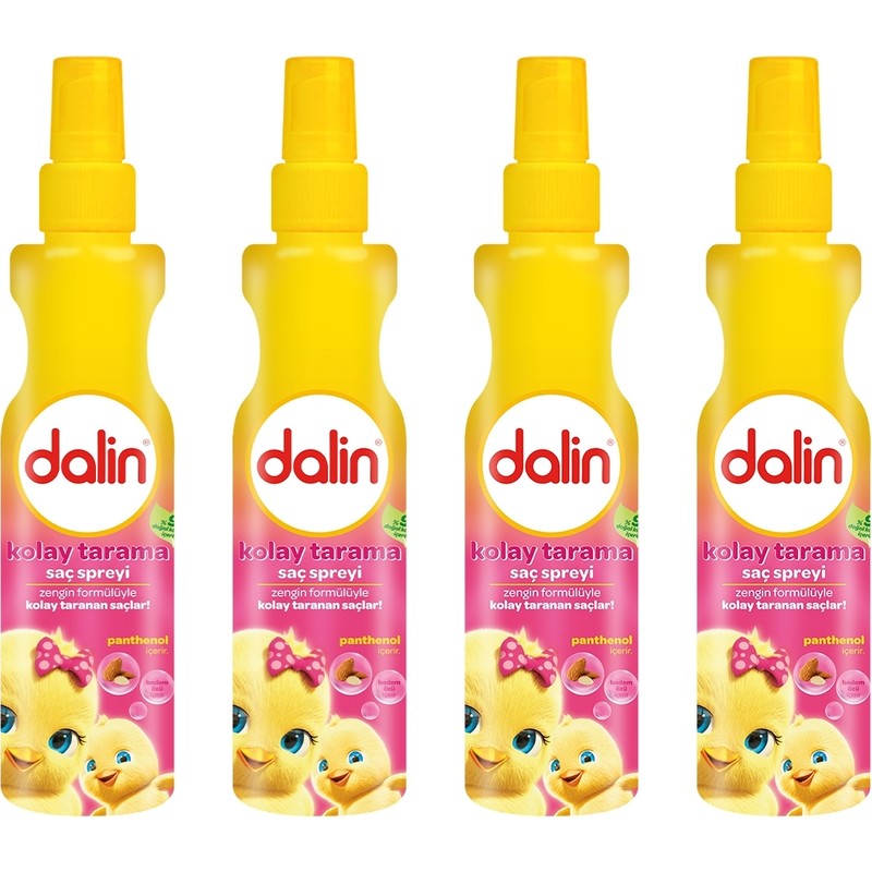 Dalin Badem Yağlı Kolay Tarama Spreyi 200 ml x 4 Adet