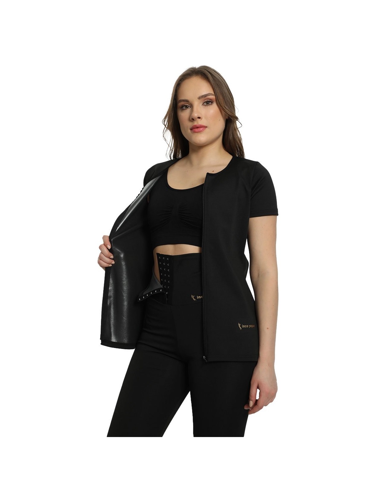 İnce Yaşam Fermuarlı Termal Takım Kadınlar İçin Nefes Alabilir Kumaşla Günlük Kullanıma Uygun