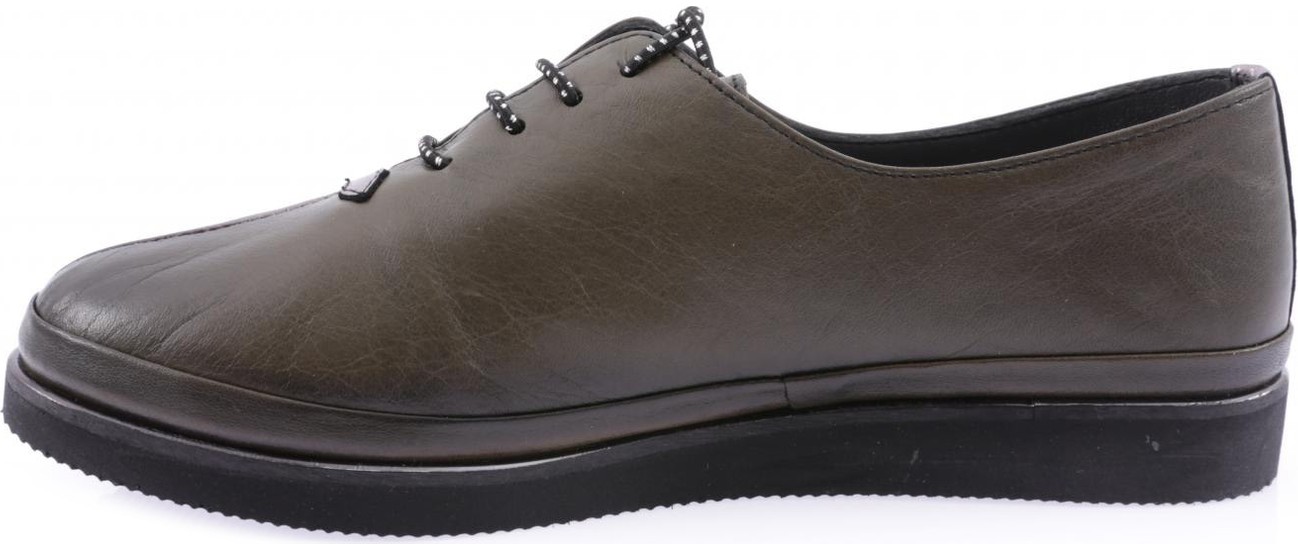 DGN 095 Kadin Kalin Taban Bağcikli Comfort Ayakkabi görsel 8