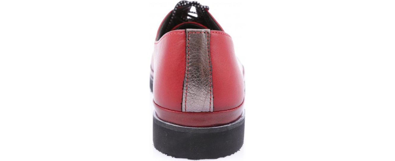 DGN 095 Kadin Kalin Taban Bağcikli Comfort Ayakkabi görsel 4