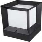 Ece Store Kare Küp Bahçe Aydınlatma Armatürü 20W Plastik Malzeme ile Dekoratif Aplik