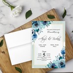 Seyhan Davetiye Beyaz Zarflı Davetiye Düğün - Nişan - Kına - Nikah (100 Adet Fiyatıdır)