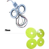 Genç Garaj Tofaş Uyumlu (Ikiliset) Angel 75MM O Model Rgb Kumandalı ve Kampana 13 Jant Florasan Sarı Gnc Model